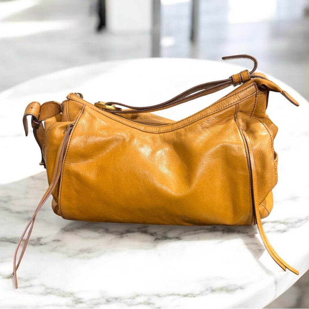 HOBO Tan Leather Shoulder slouchy bag - Picture 2 of 9